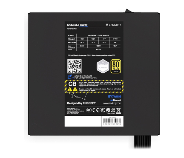ENDORFY Enduro L6 650W 80 Plus Gold - 1534416 - zdjęcie 6